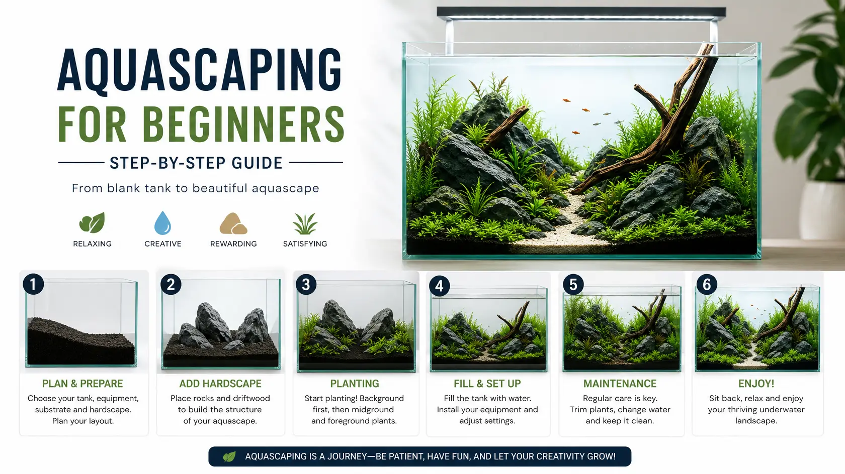 Aquascaping for Beginners: Step-by-Step Guide