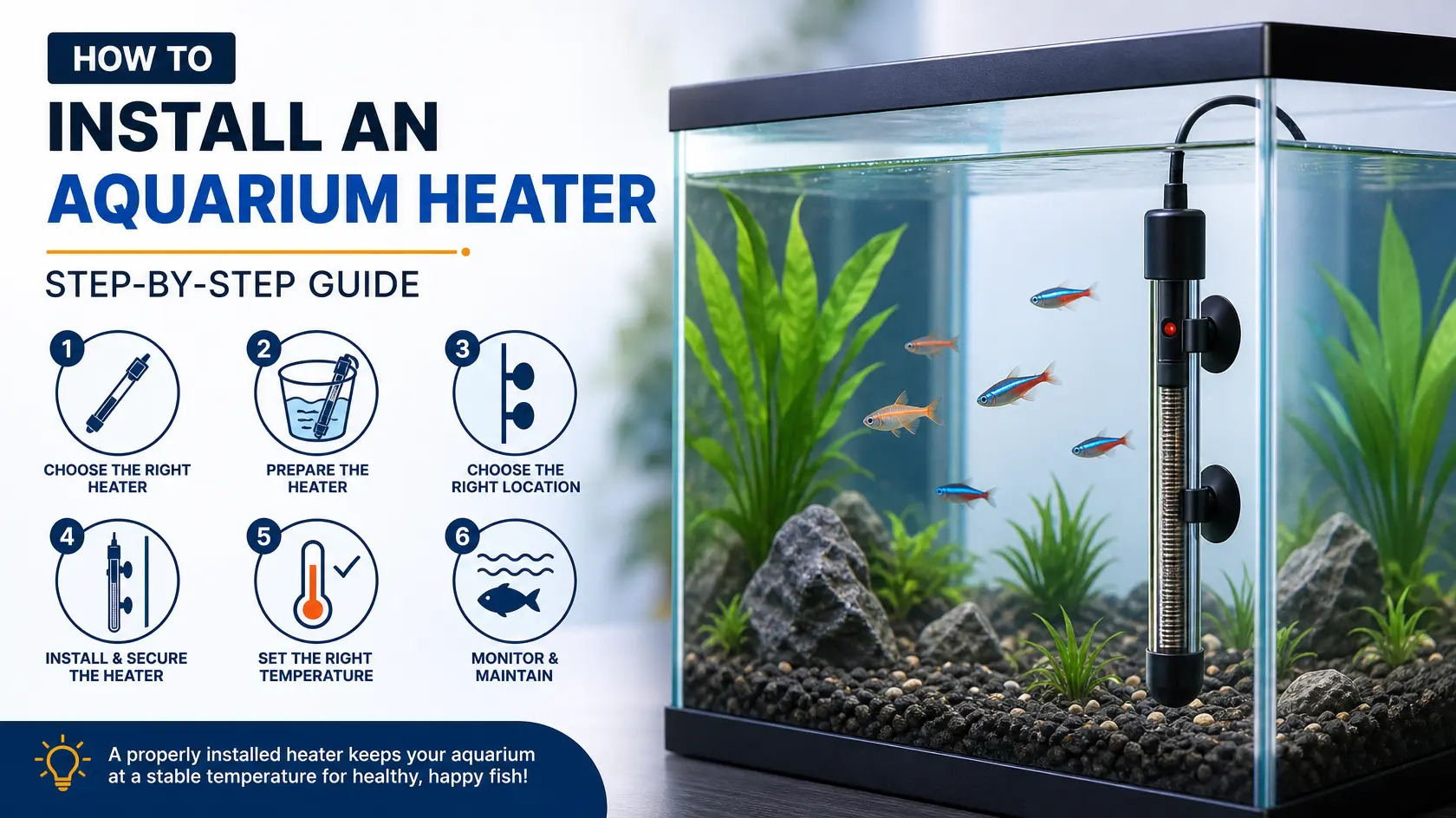 How to Install an Aquarium Heater (Step-by-Step Guide)